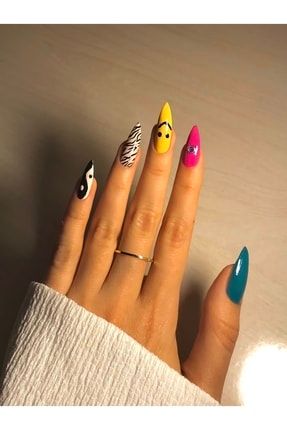 Zebra Desenli Tırnak Dövmesi,tırnak Tattoo,nail Art ,tırnak Sticker ART-212-