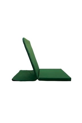 Meditasyon Sandalyesi -yoga Sandalyesi - Sırtı Süngerli Back Jack - Yeşil R-KKBJ0013