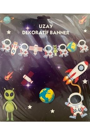 Uzay Konsept Dekoratif Banner Kdksk