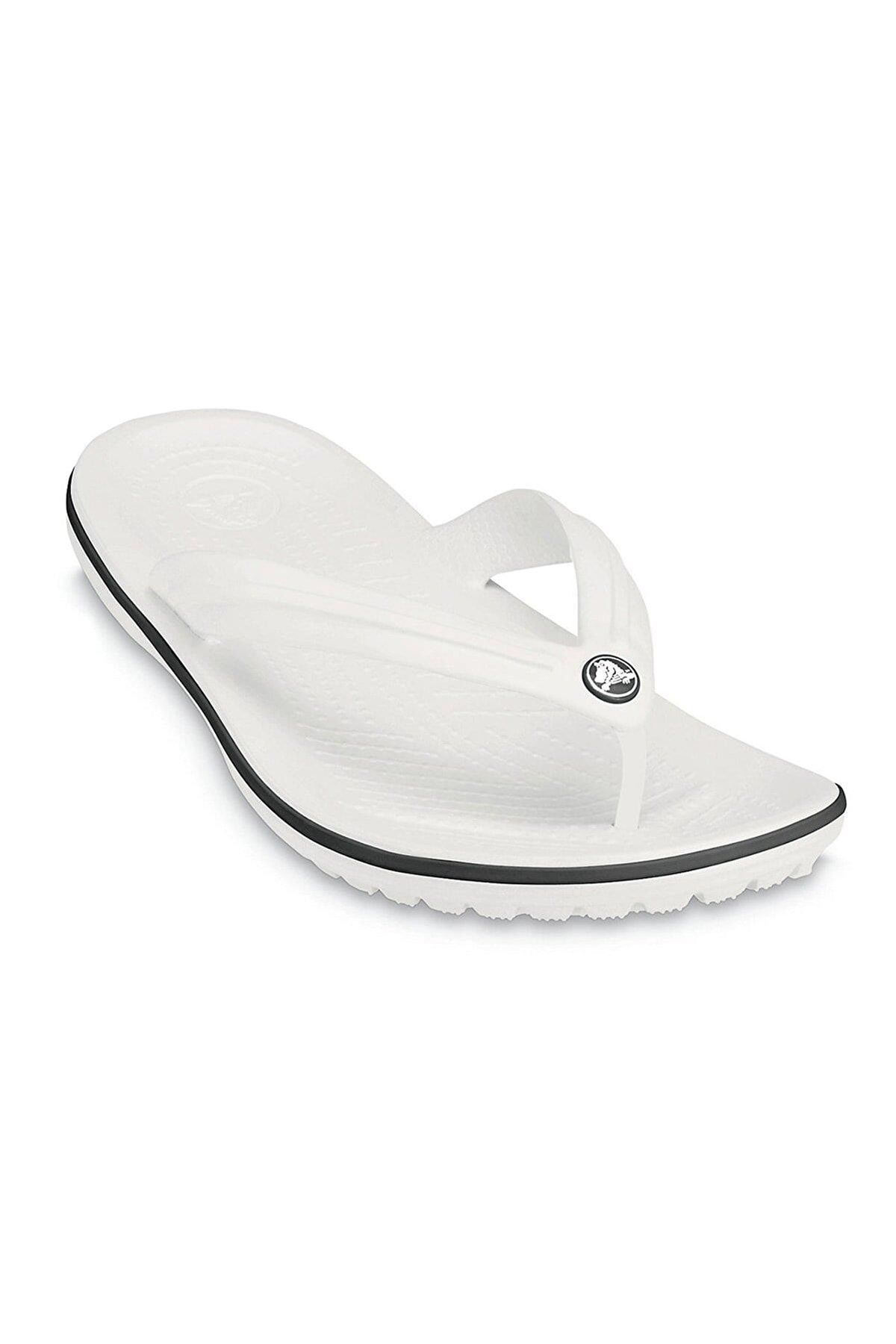 Crocs white flip flops new arrivals