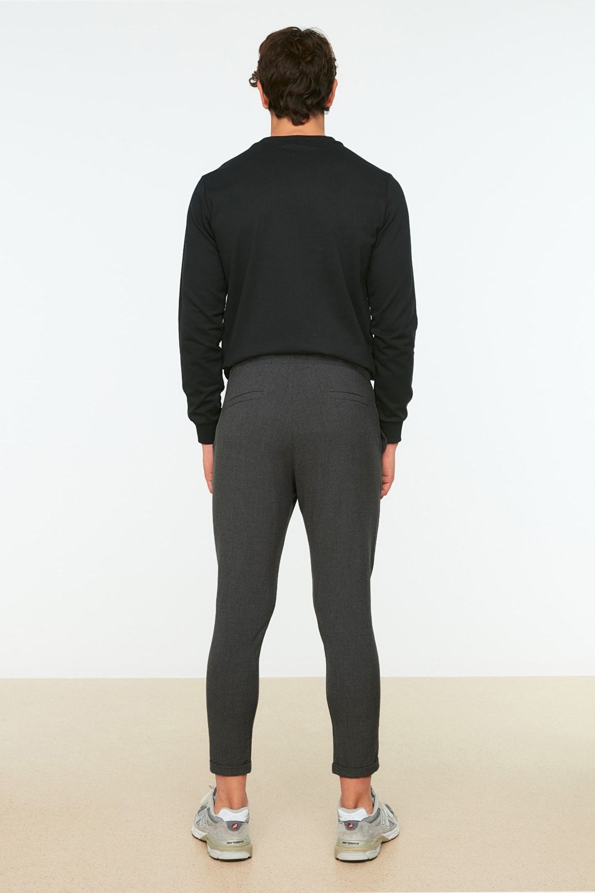 Trendyol Collection Hose Grau Slim
