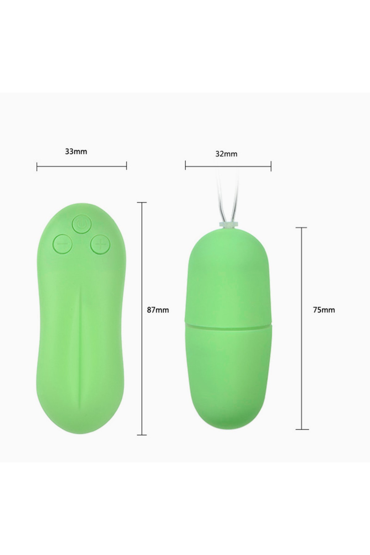 Kumandalı 10 Modlu Yumurta Vibratör Titreşimli Dildo 4