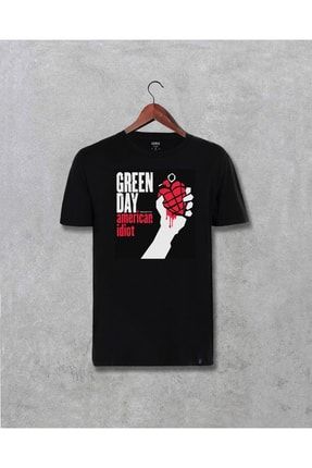Green Day American Idiot Tasarım Baskılı Unisex Tişört 3283dark11630779