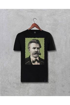 Friedrich Nietzsche Özel Tasarım Baskılı Tişört 3383dark13239124