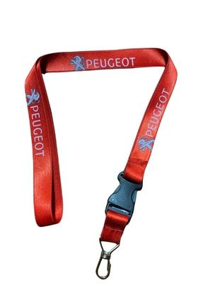 Peugeot Uyumlu Kırmızı Ayna Askısı Anahtarlıklı Ayna Ipi PEUGEOT KIRMIZI İP
