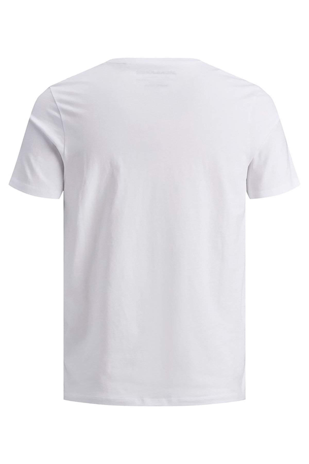 تی شرت سفید مردانه Jack Jones تیشرت 12156101 Jack & Jones