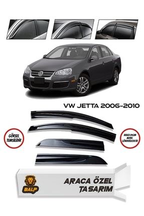Volkswagen Jetta Cam Rüzgarlığı 4lü 2006-2010 Arası PRA-5414058-4304