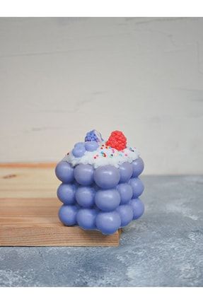 Özel Tasarım Dekoratif Cupcake Bubble Mum CUPBUBBLE1