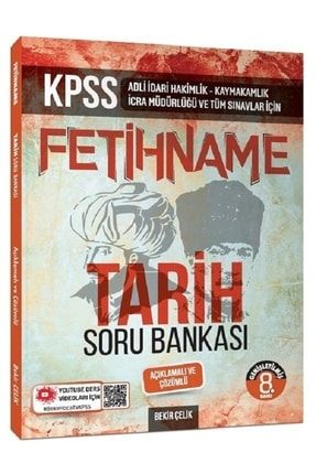 Kpss Hakimlik Kaymakamlık Fetihname Tarih Soru Bankası Çözümlü Bekir Çelik TYC00487683892