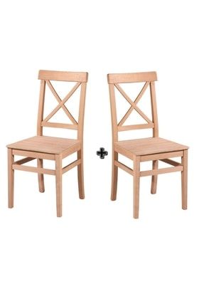 Martis Çapraz Izgaralı Sandalye 2 Li Cilasız Ham Ahşap 4604 mobilya-baba-2023-166