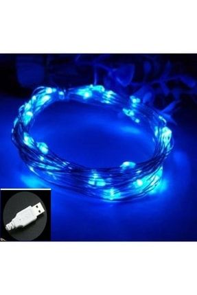 Mavi Renk Usb Ile Çalışan Dekoratif 5 Metre Peri Led Işık dd-5M-10M-USB