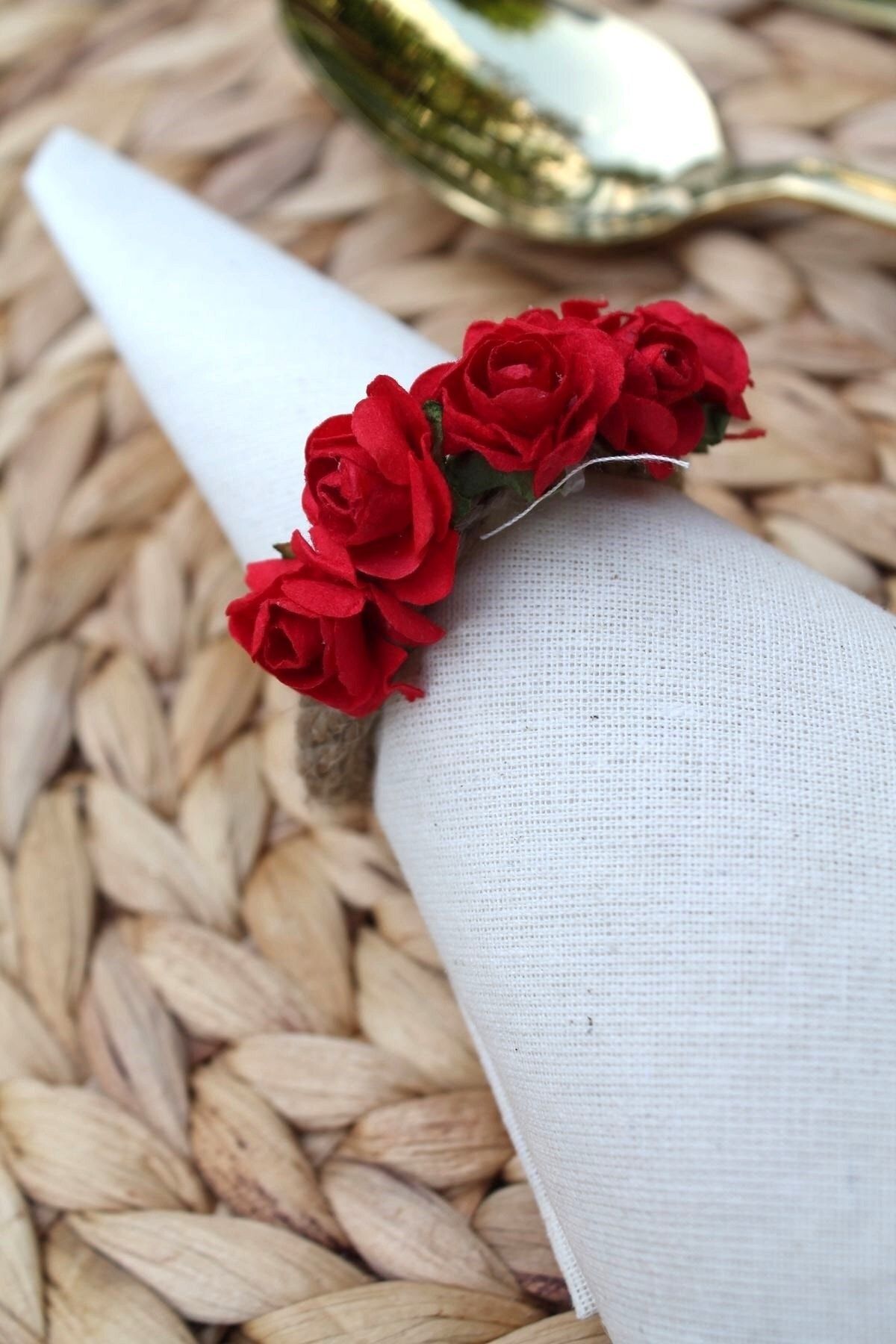 Rose discount napkin holder