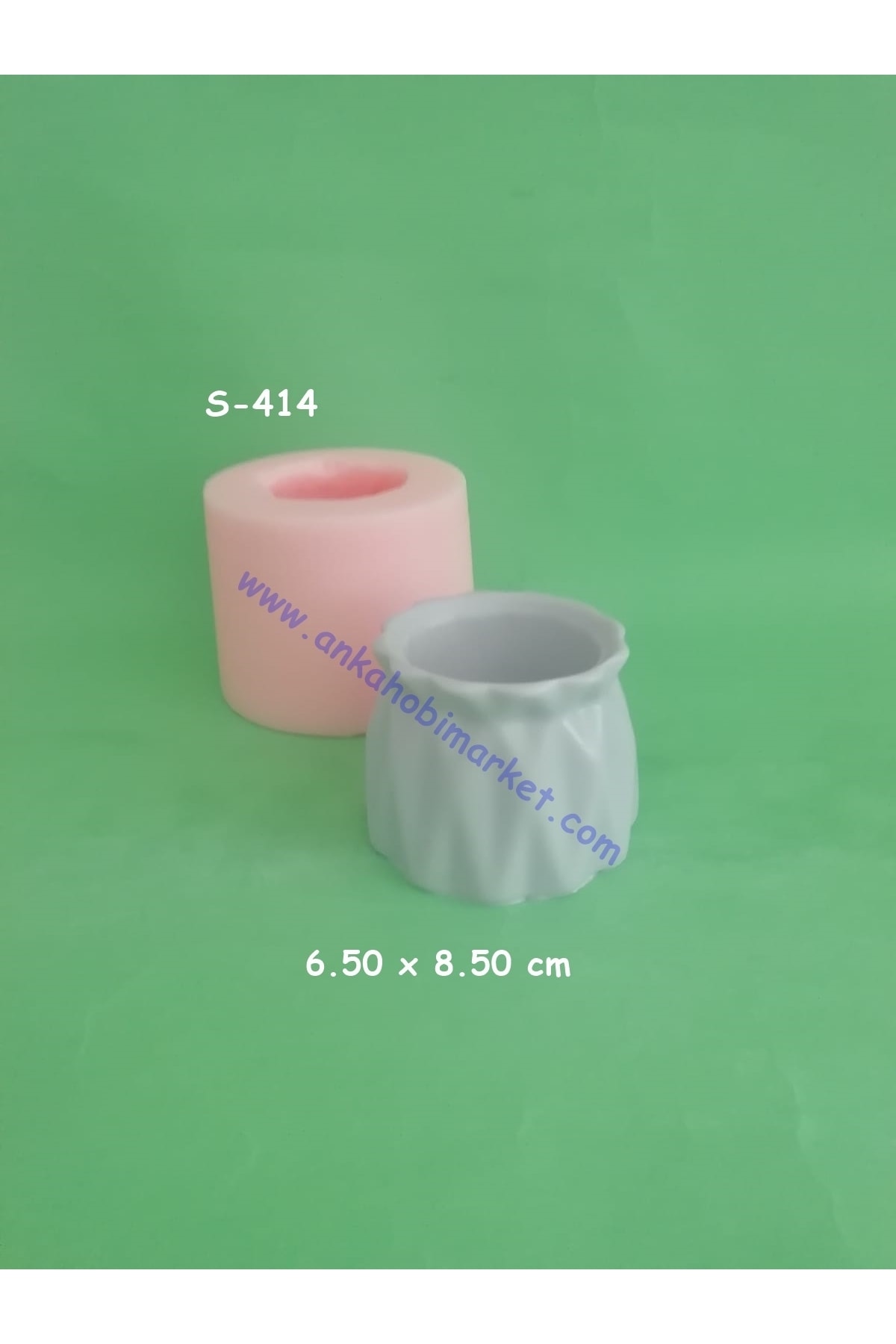 AnkaHobiMarket Çuval Saksı Silikon Kalıp