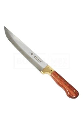 Tuğra Çelik El Yapımı Paslanmaz Mutfak Bıçağı Bilezikli 03 (kesme) 19cm TÇ03