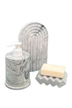 Marble Serisi Katı Ve Sıvı Sabunluk BM-088