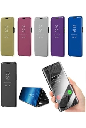 Samsung Galaxy S8 Kapaklı Kılıf Clear View Aynalı Stand Olabilen Lüx Kılıf Renk Seçenekli. 803619060