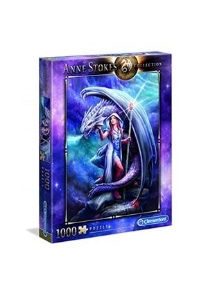 39525 Anne Stokes Dragon Mage Yetişkin Puzzle, 1000 Parça, Çok Renkli BENCAURN1001155