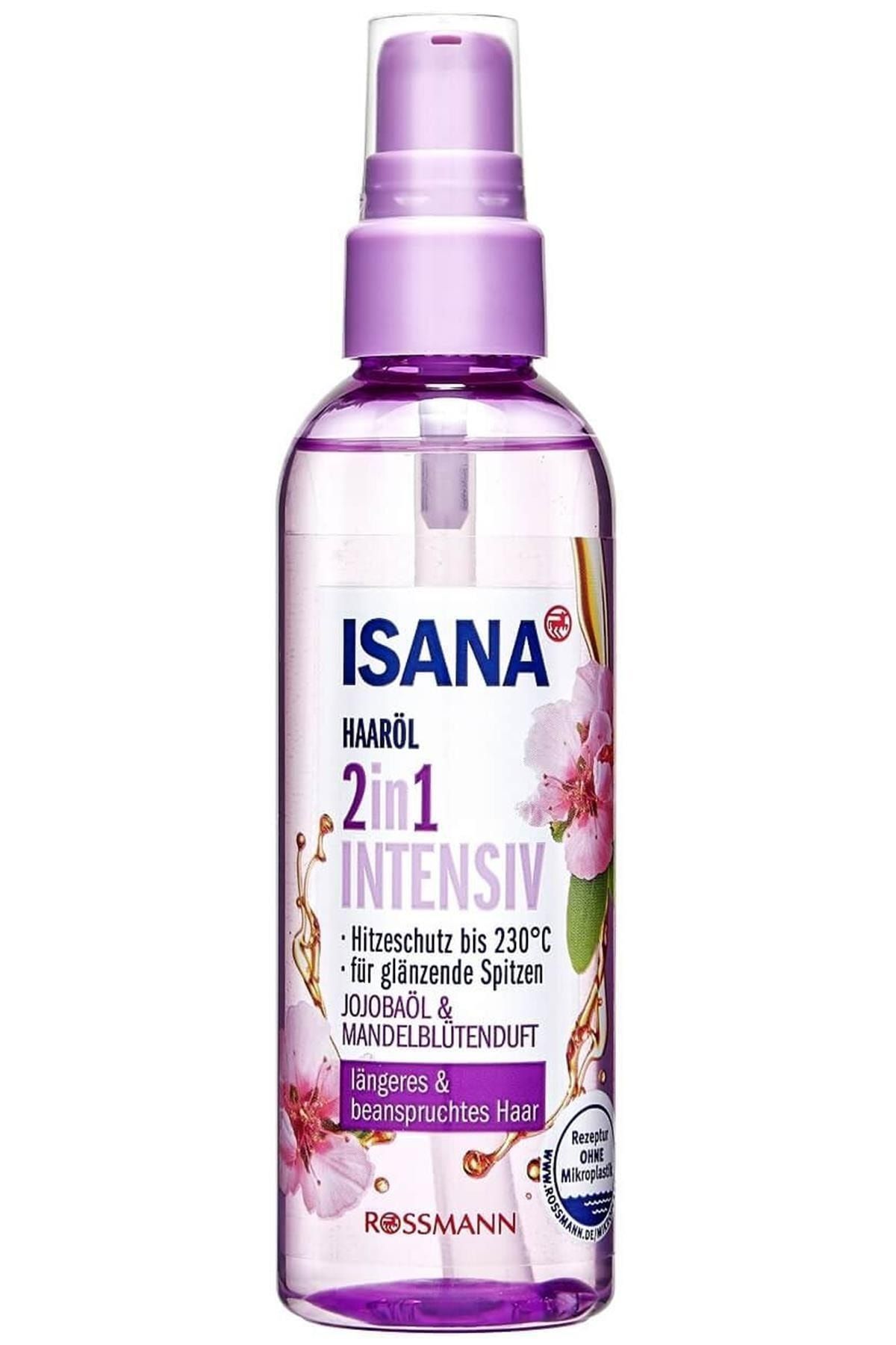 روغن مراقبت از موهای بلند و آسیب دیده 100 میلی لیتر ISANA
