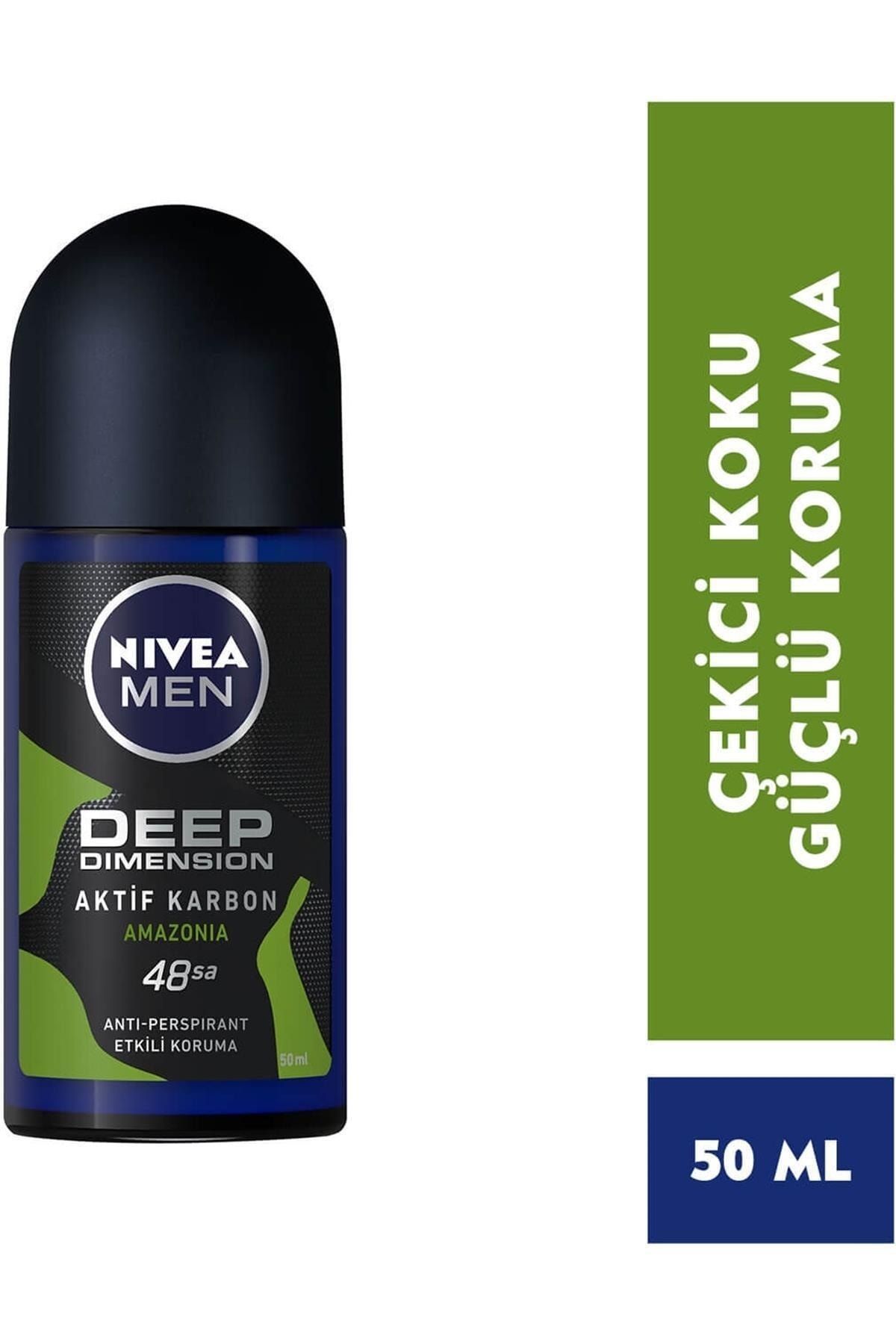دئودورانت مردانه آمازونیا با ابعاد عمیق 50 میلی لیتر NIVEA