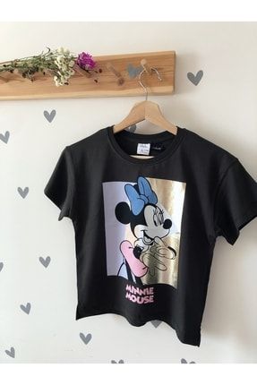Minnie Mouse Kız Çocuk T-shirt Minniem09