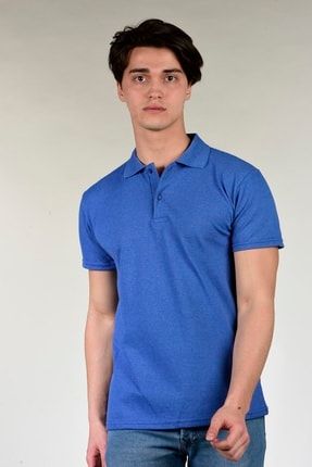 Erkek Mavi Polo Yaka T-shirt YSRPNY001