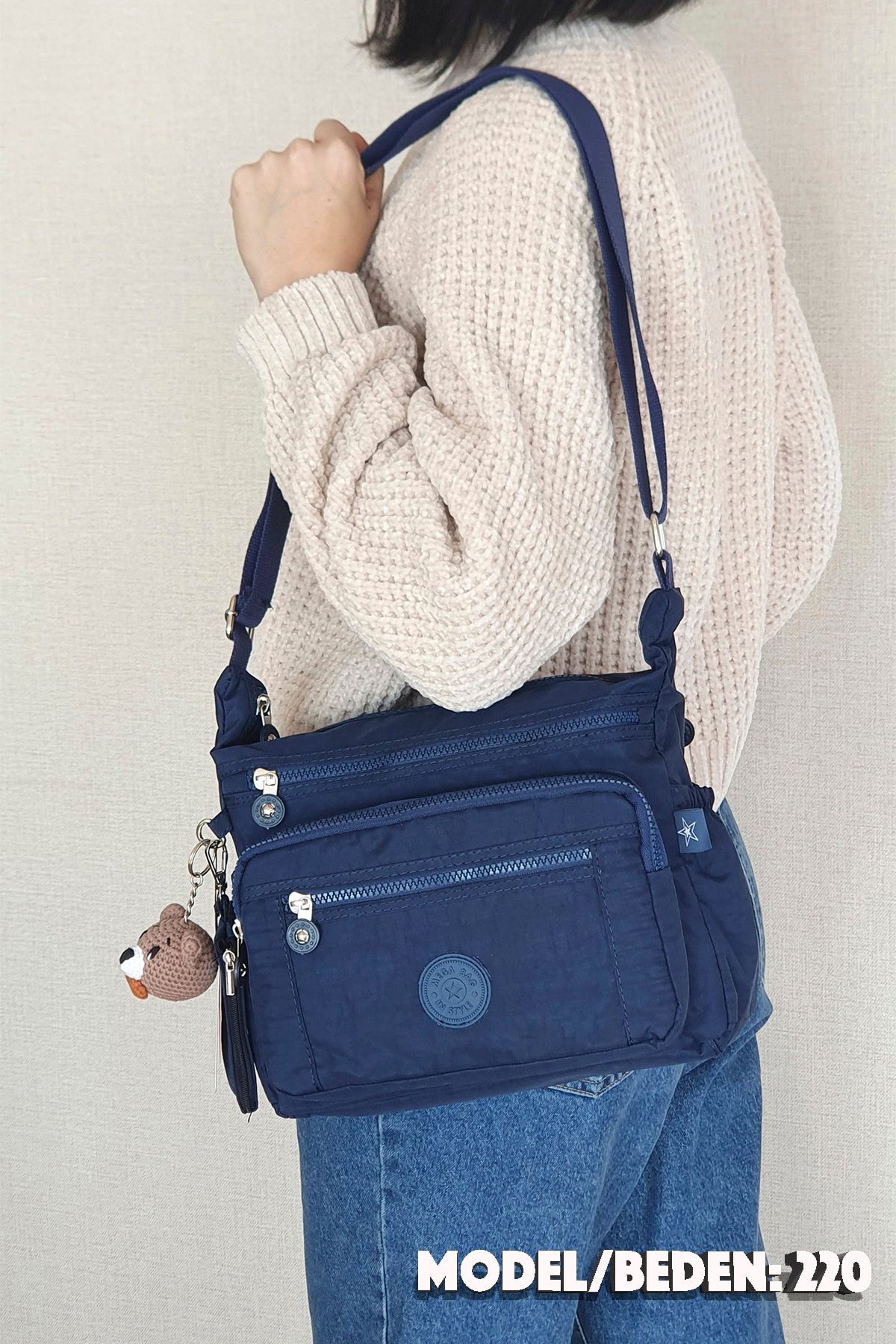 Navy shoulder bag shop womens