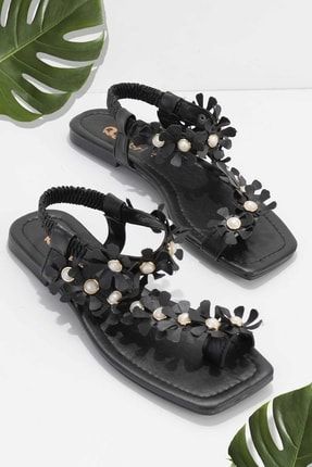 Siyah Kadın Sandalet Fr K057020001