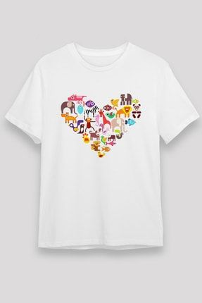 Veteriner Beyaz Unisex Tişört T-shirt T9785