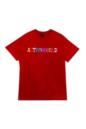 Astraworld Travis Scott Baskılı T-shirt BEGHJXY2-KOR