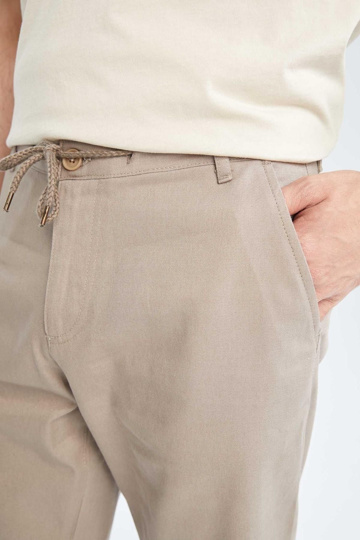 DeFacto-Regular-Fit-Bermudashorts mit Spitzenbund 4