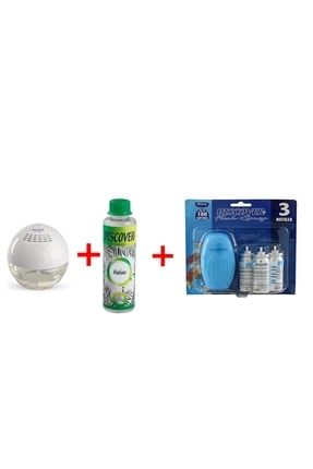 Sihirli Küre Hava Temizleme Makinesi Işıksız + 1 Adet Relax + Spray Banyo Tuvalet Kokusu Wave 3 zülal996868