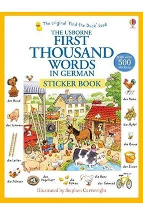 First Thousand Words In German Sticker Book 9781409580249