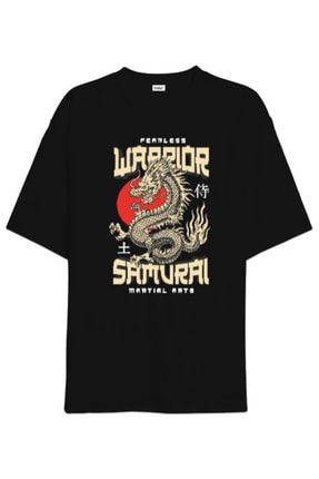 Samurai Warrior Oversize Unisex Tişört TDH320472