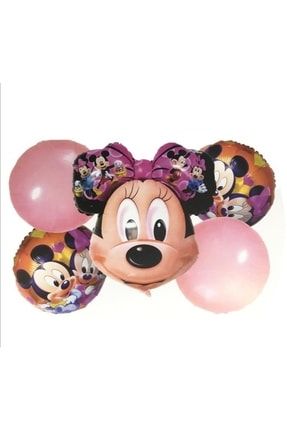 Mınnıe Mouse Folyo Balon Setı 5li folyo balon