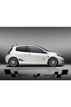 Renault Sport Sticker Seti Sağ Sol Araba Stickeri Yeni Nesil OtoStckrNo417