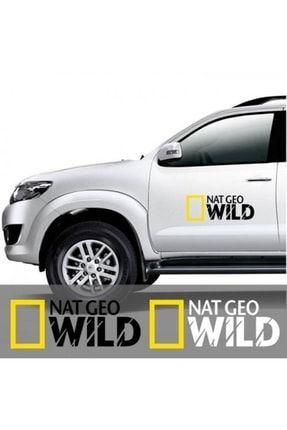 Nat Geo Wild Sticker 2 Adet Set Büyük Boy 35x18cm OtoStckrNo192