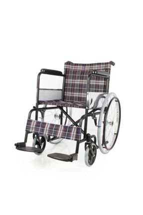 W809e Lüx Tekerlekli Sandalye Manuel Engelli Hasta Taşıma Transfer Sandalyesi Arabası wollex w809e