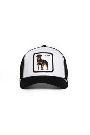 Alpha Dog ( Rottweiler Köpek Figürlü ) Şapka 101-0214 Beyaz Standart 101-0214 Alpha Dog