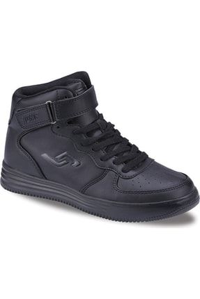 Siyah - Cırtlı Günlük Spor Ayakkabı Bilekten Bantlı Ayakkabı. TYC00492429600