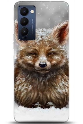 Tecno Camon 18 Kılıf Hd Baskılı Kılıf - Fox Animal + Temperli Ekran Koruyucu amtecno-camon-18-v-148-cm