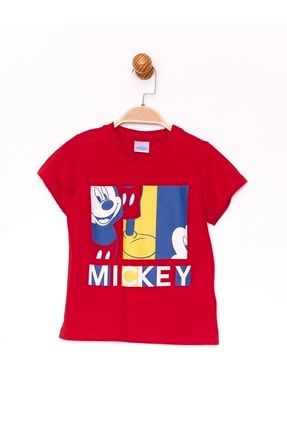 Mickey Mouse Lisanslı Çocuk T-shirt % 100 Pamuk 19461