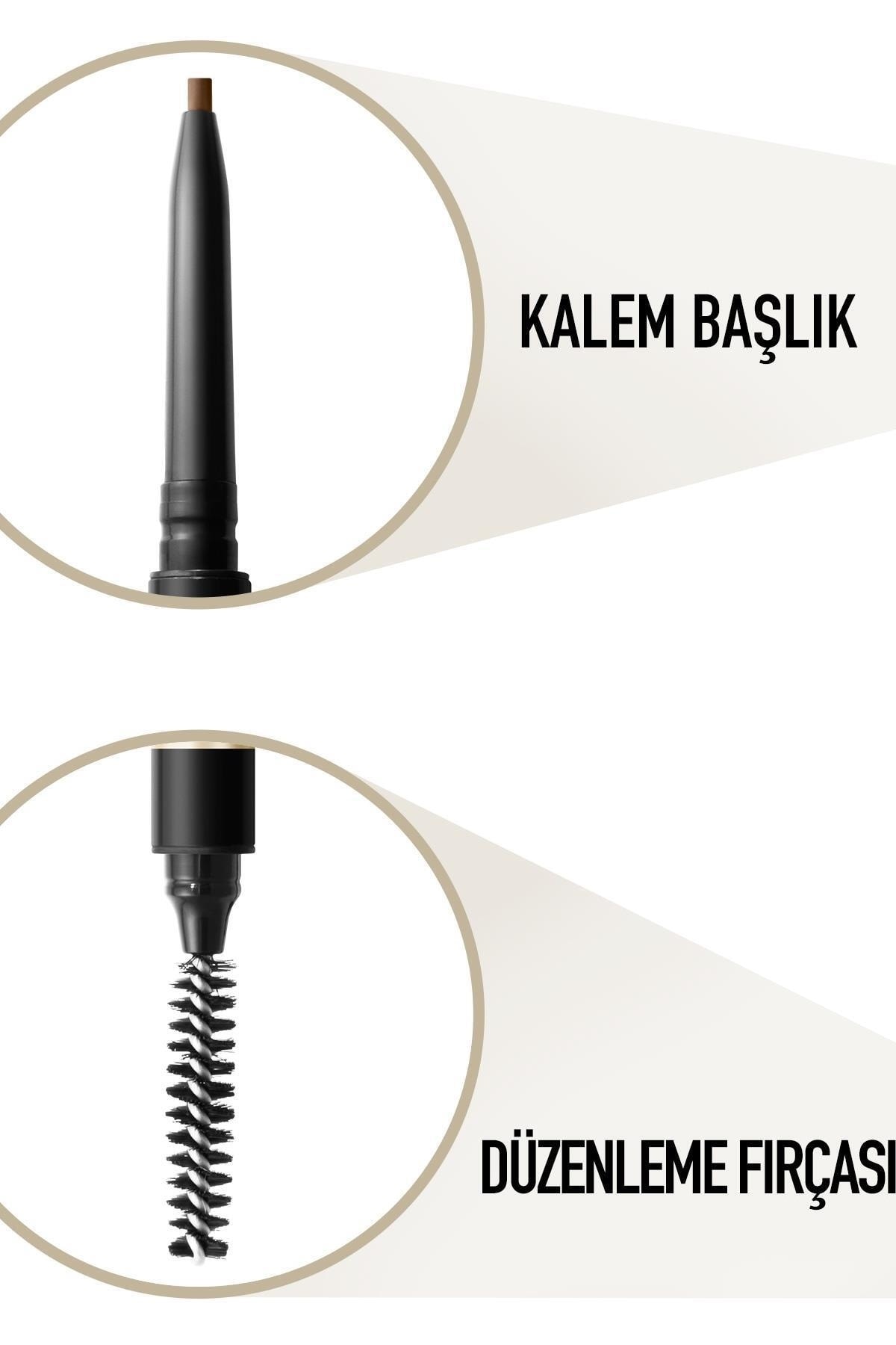 مداد ابرو  قهوه ای Max Factor | AKGNYSTR150037 اورجینال - تصویر 2