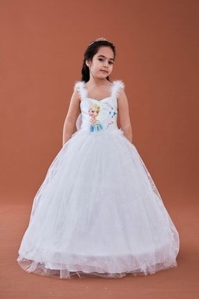 Karlar Ülkesi Elsa Kız Çocuk Elbise elsa01