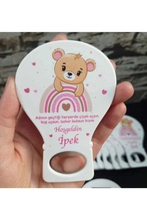 25 Adet Yenidoğan Açacak Magnet Ayıcıklı Kız Bebek Için Hediyelikler Acckayıcık