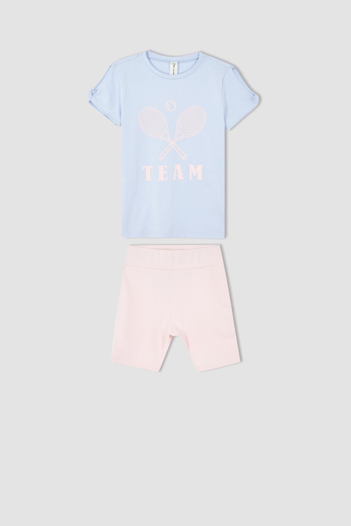 DeFacto Zweiteiler Blau Regular Fit