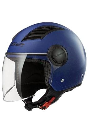 Aırflow Motosiklet Açık Mat Mavi Kask EG-00718