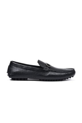 Sümela Siyah Hakiki Deri Erkek Loafer Ayakkabı 154