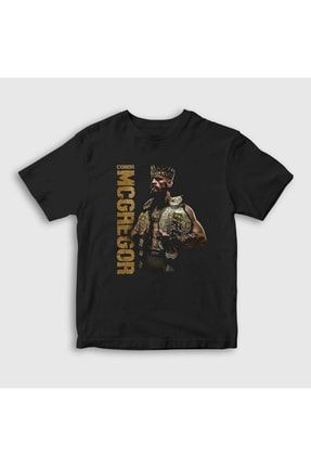 Unisex Çocuk Siyah King Ufc Conor Mcgregor T-shirt 311749tt