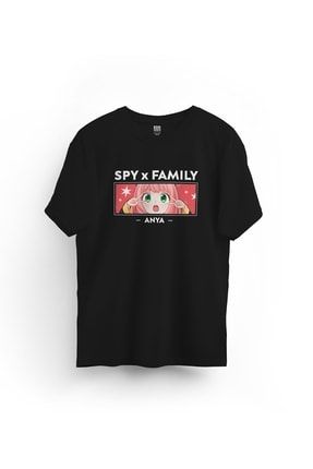Spy X Family Anya Forger Baskılı Unisex Oversize Anime Tişört 1335OST-S