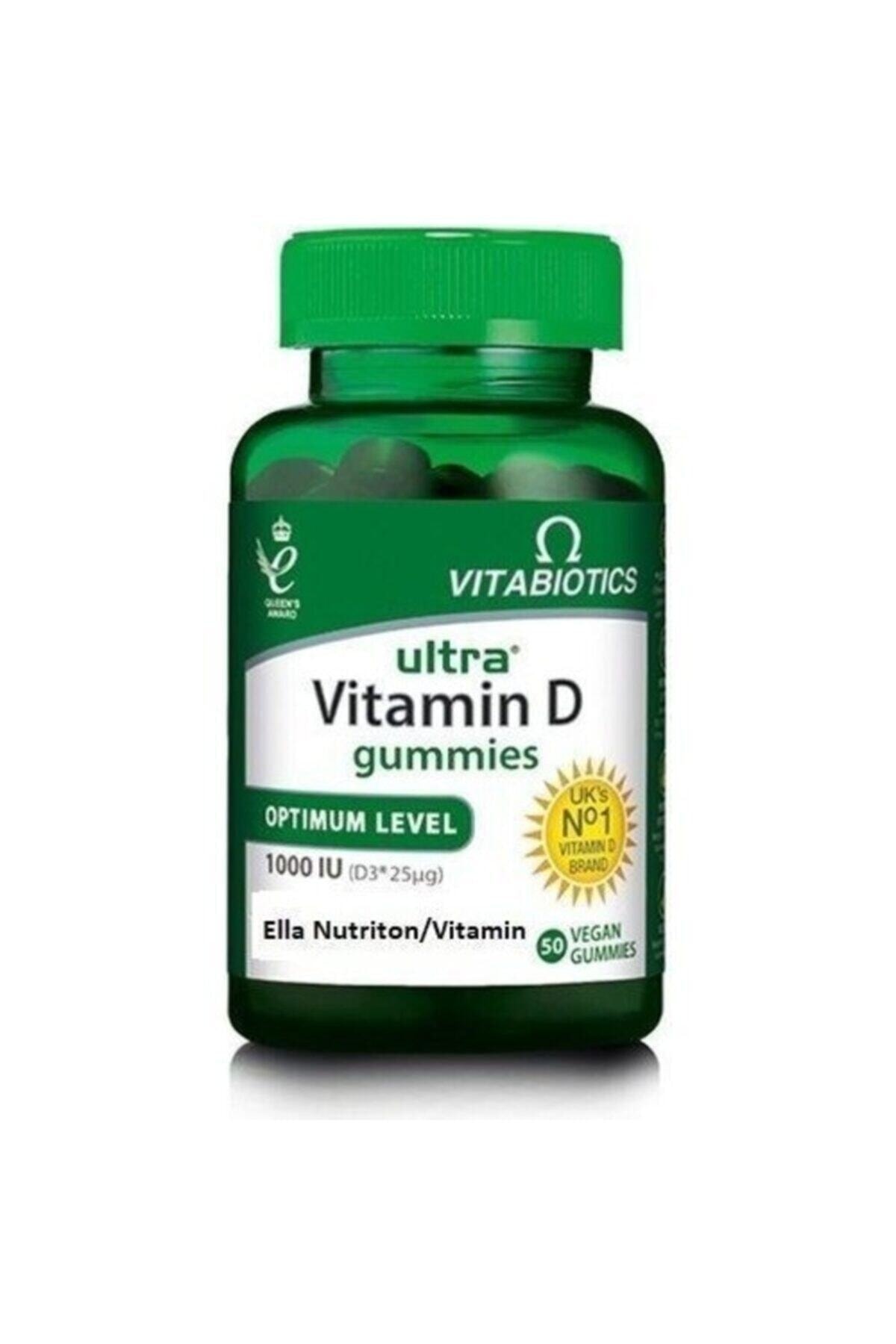 ULTRA Vitamin D Gummies 1000 Iu 50 Vegan Gummies